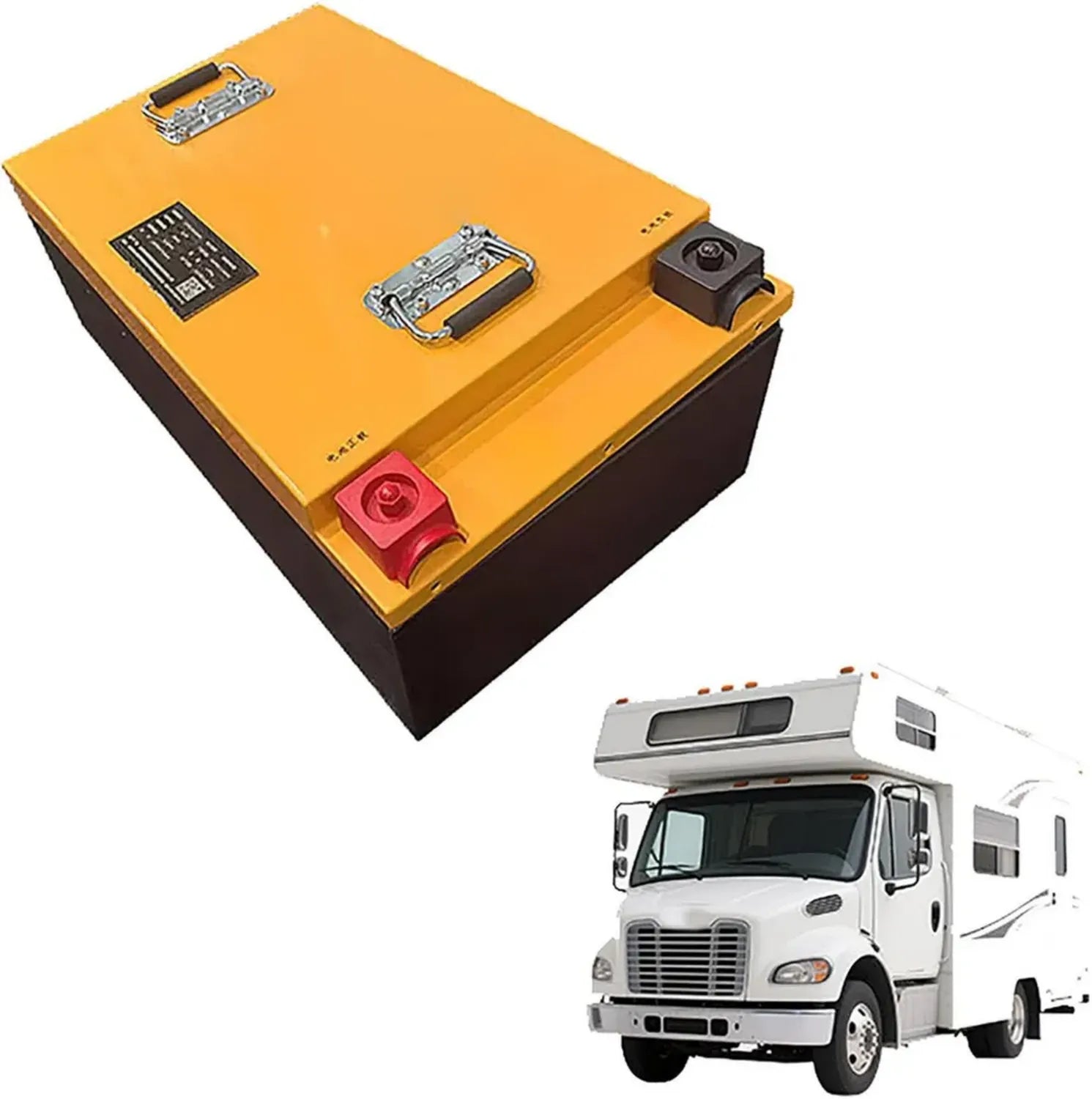 Hochleistungs-LiFePO4-Akku 25,6 V für Industrie-Kehrmaschinen 100 Ah/205 Ah