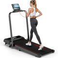 VANNECT Klappbares Laufband für Zuhause, 1-12 km/h, 9% Steigung, Leise mit LCD-Anzeige, Dreifache Steuerung: Fernbedienung, App, Handlauf, Belastbar bis 150 kg