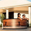 MSpa Aufblasbarer Whirlpool für 6 Personen mit 138 Massagedüsen, PTC-Heizung, UVC+ Desinfektion, Frostschutz & App-Steuerung