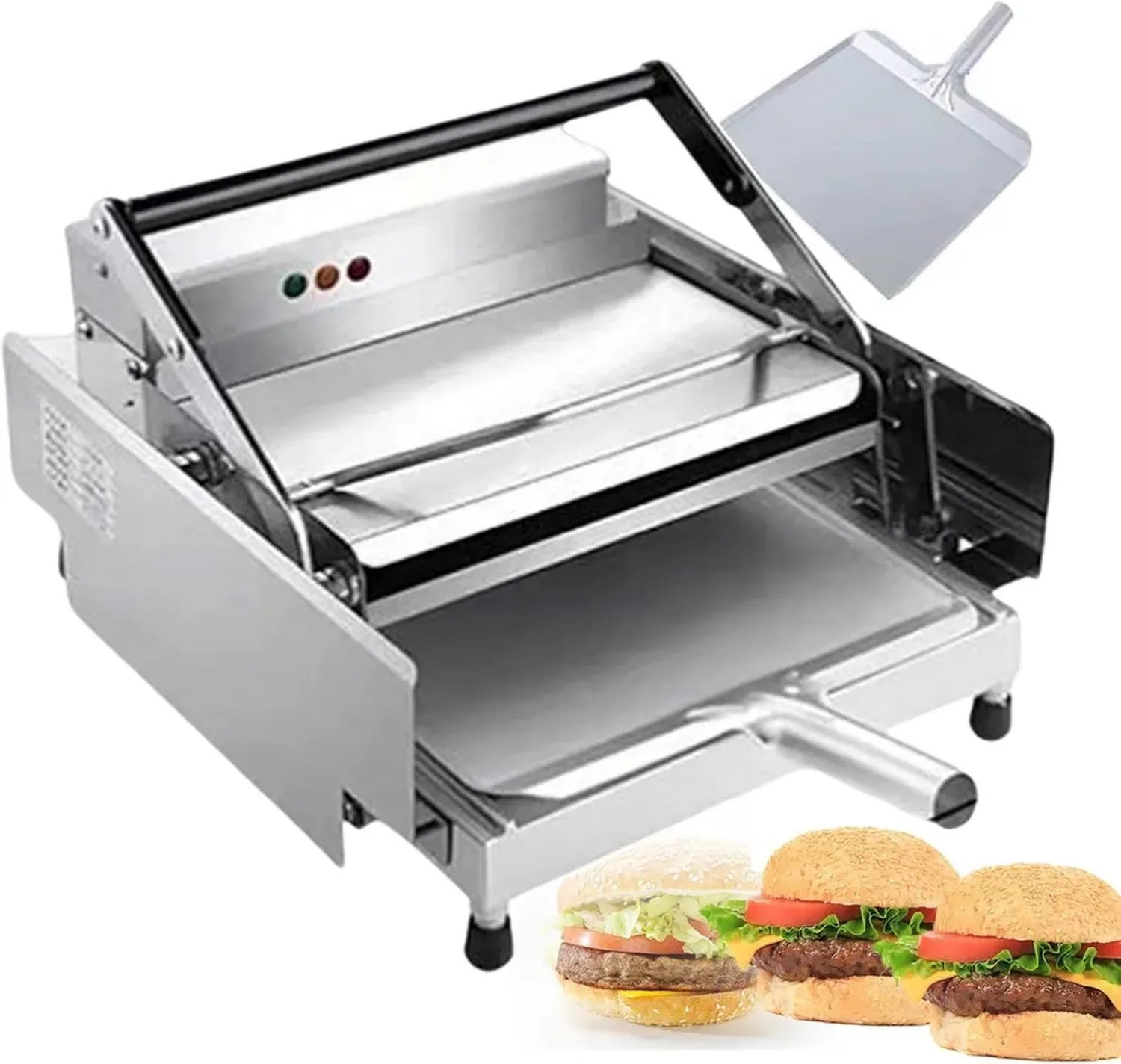 Gewerblicher Hamburger-Brotbackautomat mit Doppelschichtofen und Timer