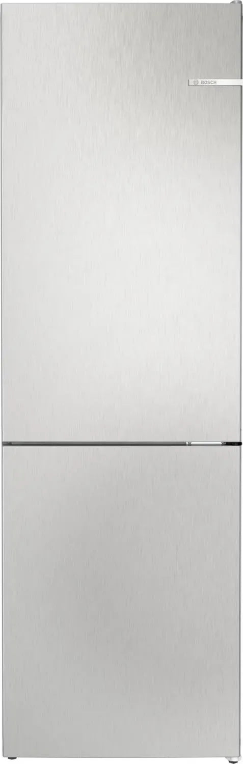 Bosch KGN362LBF Kühl-Gefrier-Kombination Serie 4, 321L, NoFrost, VitaFresh XXL, Edelstahl, Energiesparend, Platzsparend